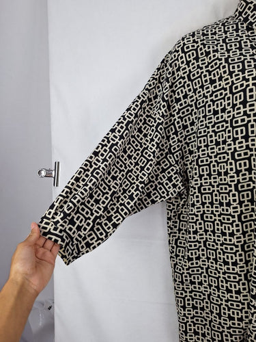 Brave + True Funky Button Up Shirt Dress Size M by SwapUp-Online Second Hand Store-Online Thrift Store