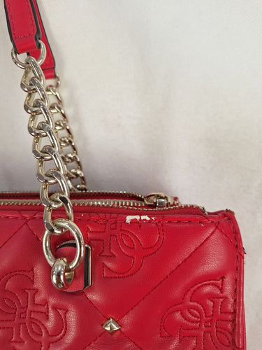 Guess Apple Pink Monogram Bag by SwapUp-Online Second Hand Store-Online Thrift Store