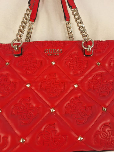 Guess Apple Pink Monogram Bag by SwapUp-Online Second Hand Store-Online Thrift Store
