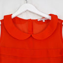 Review Sheer Peter pan Collared Top Size 10 by SwapUp-Online Second Hand Store-Online Thrift Store