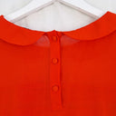 Review Sheer Peter pan Collared Top Size 10 by SwapUp-Online Second Hand Store-Online Thrift Store