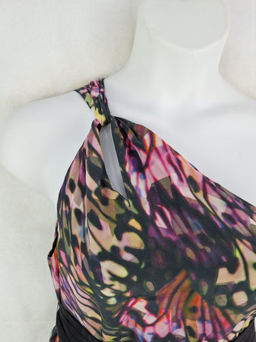 Saba Asymmetric Abstract Butterfly Dress Size 12 by SwapUp-Online Second Hand Store-Online Thrift Store
