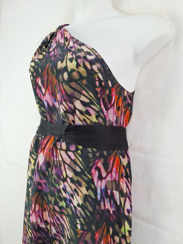 Saba Asymmetric Abstract Butterfly Dress Size 12 by SwapUp-Online Second Hand Store-Online Thrift Store