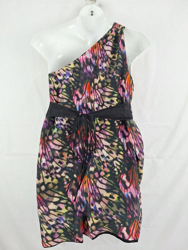 Saba Asymmetric Abstract Butterfly Dress Size 12 by SwapUp-Online Second Hand Store-Online Thrift Store