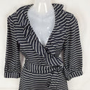Kate Spade Stripe Ruffle Neck Mini Dress Size 8 by SwapUp-Online Second Hand Store-Online Thrift Store