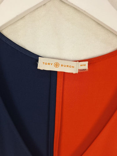 Tory Burch Colour Block Panelled Maxi Dress Size M by SwapUp-Online Second Hand Store-Online Thrift Store