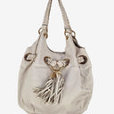 Michael Kors Cream Slouchy Braided Handbag by SwapUp-Online Second Hand Store-Online Thrift Store
