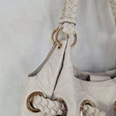 Michael Kors Cream Slouchy Braided Handbag by SwapUp-Online Second Hand Store-Online Thrift Store