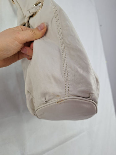 Michael Kors Cream Slouchy Braided Handbag by SwapUp-Online Second Hand Store-Online Thrift Store