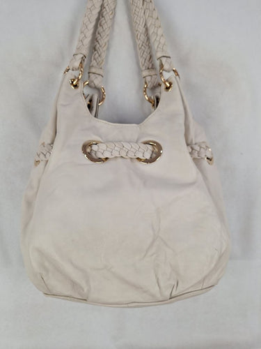 Michael Kors Cream Slouchy Braided Handbag by SwapUp-Online Second Hand Store-Online Thrift Store