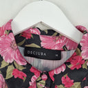 Decjuba 80's Micro Pleat Pink Poppy Shirt Size M by SwapUp-Online Second Hand Store-Online Thrift Store