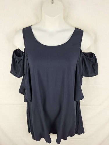 Michael Kors Cold Shoulder Flutter Sleeve Dress Size M by SwapUp-Online Second Hand Store-Online Thrift Store