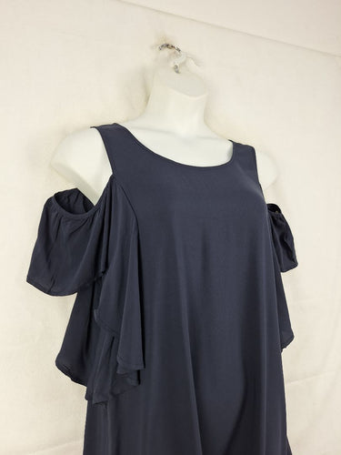 Michael Kors Cold Shoulder Flutter Sleeve Dress Size M by SwapUp-Online Second Hand Store-Online Thrift Store