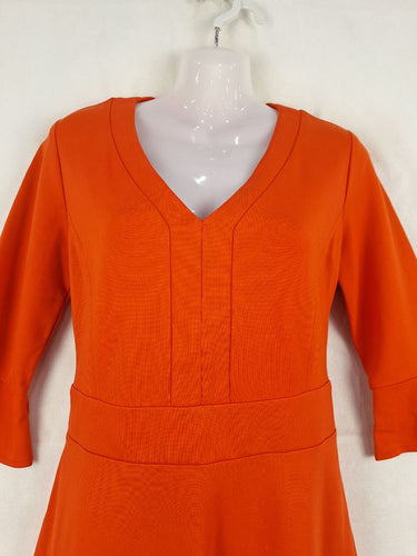 Moss & Spy Tangerine Tailored Office Midi Dress Size 10 by SwapUp-Online Second Hand Store-Online Thrift Store