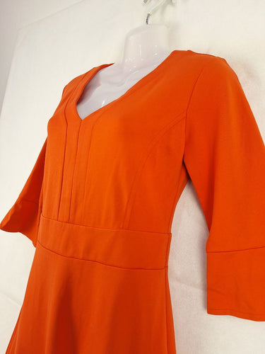 Moss & Spy Tangerine Tailored Office Midi Dress Size 10 by SwapUp-Online Second Hand Store-Online Thrift Store