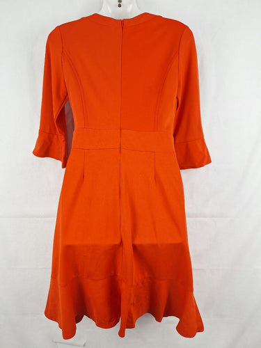 Moss & Spy Tangerine Tailored Office Midi Dress Size 10 by SwapUp-Online Second Hand Store-Online Thrift Store