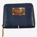 Michael Kors Navy Small Zip up Wallet Size None by SwapUp-Online Second Hand Store-Online Thrift Store