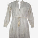 Twinset Chalk Broderie Anglaise Midi Dress Size 12 by SwapUp-Online Second Hand Store-Online Thrift Store