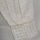 Twinset Chalk Broderie Anglaise Midi Dress Size 12 by SwapUp-Online Second Hand Store-Online Thrift Store