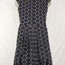 Metalicus Spotted Tailored Stretch Business Midi Dress Size M by SwapUp-Online Second Hand Store-Online Thrift Store
