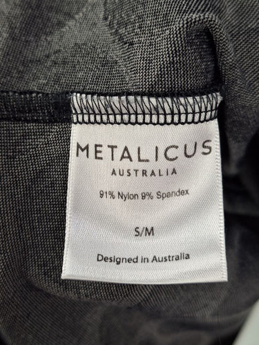 Metalicus Spotted Tailored Stretch Business Midi Dress Size M by SwapUp-Online Second Hand Store-Online Thrift Store