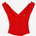 Aje Cherry Cross Back Logo Crop Top Size XS by SwapUp-Online Second Hand Store-Online Thrift Store