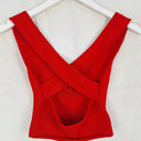 Aje Cherry Cross Back Logo Crop Top Size XS by SwapUp-Online Second Hand Store-Online Thrift Store