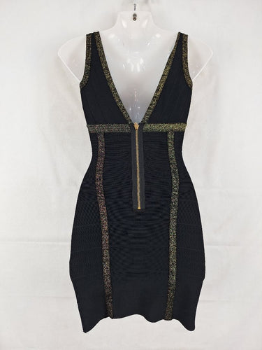 Guess City Nights Gold Bandage Mini Dress Size XS by SwapUp-Online Second Hand Store-Online Thrift Store
