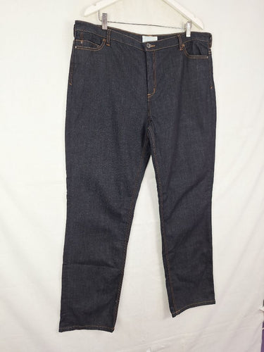 Trenery Classic Straight Leg Denim Jeans Size 18 by SwapUp-Online Second Hand Store-Online Thrift Store