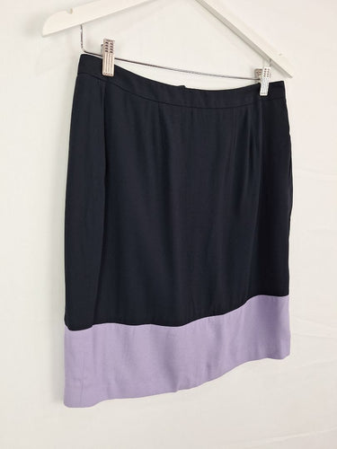 Great Plains Two Tone Office Pencil Mini Skirt Size 10 by SwapUp-Online Second Hand Store-Online Thrift Store