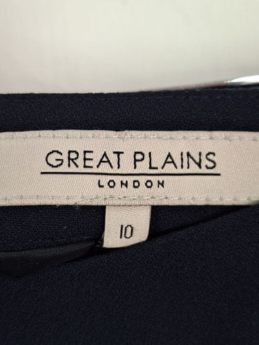 Great Plains Two Tone Office Pencil Mini Skirt Size 10 by SwapUp-Online Second Hand Store-Online Thrift Store
