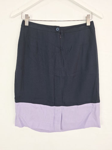 Great Plains Two Tone Office Pencil Mini Skirt Size 10 by SwapUp-Online Second Hand Store-Online Thrift Store