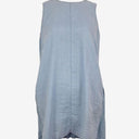 Jigsaw Ice Blue Linen Shift Midi Dress Size L by SwapUp-Online Second Hand Store-Online Thrift Store
