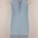 Jigsaw Ice Blue Linen Shift Midi Dress Size L by SwapUp-Online Second Hand Store-Online Thrift Store