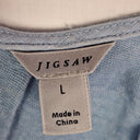 Jigsaw Ice Blue Linen Shift Midi Dress Size L by SwapUp-Online Second Hand Store-Online Thrift Store