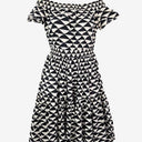 Country Road Off Shoulder Geometric Gathered Dress Size 8 by SwapUp-Online Second Hand Store-Online Thrift Store