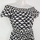 Country Road Off Shoulder Geometric Gathered Dress Size 8 by SwapUp-Online Second Hand Store-Online Thrift Store