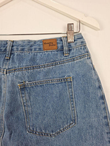 Country Denim Wrap Denim Mini Skirt Size 12 by SwapUp-Online Second Hand Store-Online Thrift Store