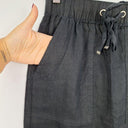 D-Luxe Linen Drawstring Midi Skirt Size XXS by SwapUp-Online Second Hand Store-Online Thrift Store
