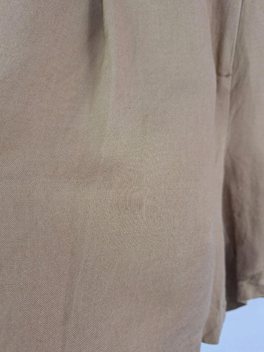 Aere Latte Linen Blend Casual Shorts Size 18 by SwapUp-Online Second Hand Store-Online Thrift Store
