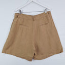 Aere Latte Linen Blend Casual Shorts Size 18 by SwapUp-Online Second Hand Store-Online Thrift Store