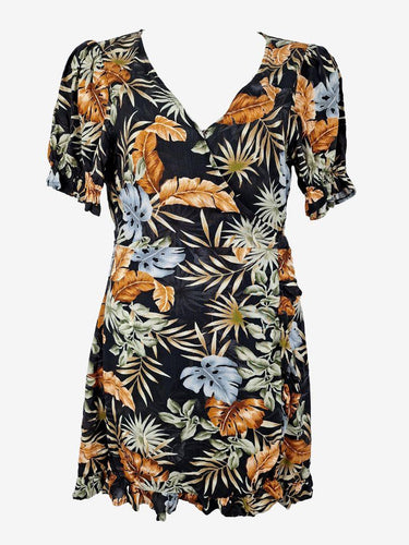 Billabong Babylon Wrap Frilled Mini Dress Size 12 by SwapUp-Online Second Hand Store-Online Thrift Store