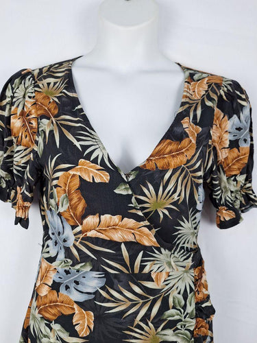 Billabong Babylon Wrap Frilled Mini Dress Size 12 by SwapUp-Online Second Hand Store-Online Thrift Store
