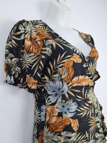 Billabong Babylon Wrap Frilled Mini Dress Size 12 by SwapUp-Online Second Hand Store-Online Thrift Store