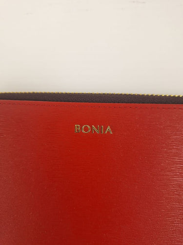 Second-Hand - Bonia Wine Red Zip Wallet - SwapUp