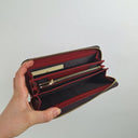 Second-Hand - Bonia Wine Red Zip Wallet - SwapUp