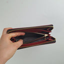 Second-Hand - Bonia Wine Red Zip Wallet - SwapUp