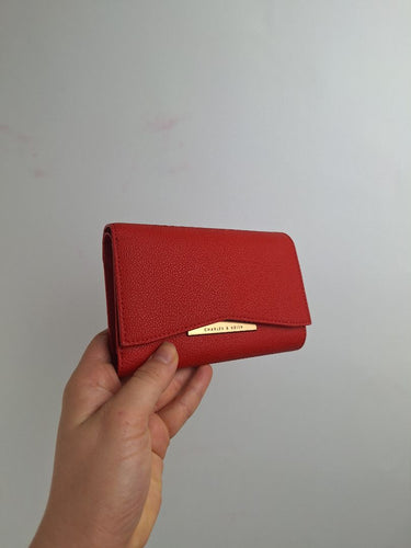 Second-Hand - Charles & Keith Tangerine Tri-fold Wallet - SwapUp