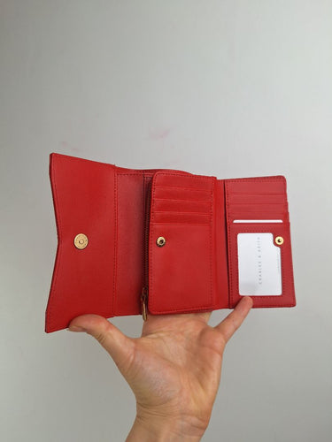 Second-Hand - Charles & Keith Tangerine Tri-fold Wallet - SwapUp