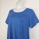 Second-Hand - Cali&Co Royal Blue Linen Panelled Dress Size M - SwapUp